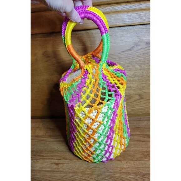 Sensistudio Handmade Woven Bucket Bag New - Picture 3 of 9